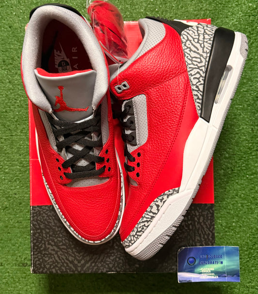 Jordan 3 Unite Red Cement