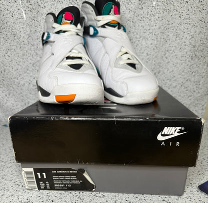 Jordan 8 South Beach 11 Men/12.5 Women “Preowned”