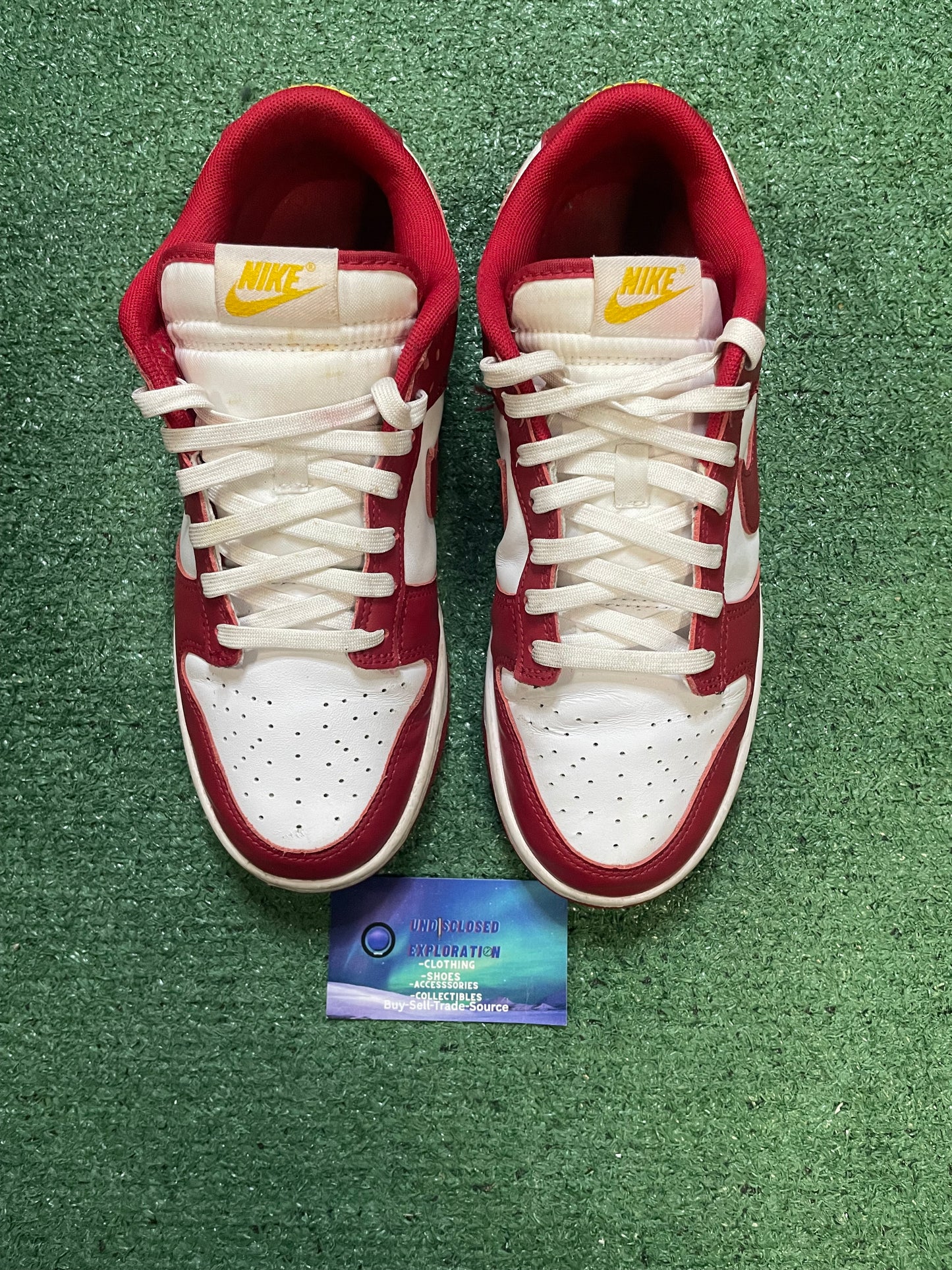 Nike dunk low gym red size 8men/9.5women