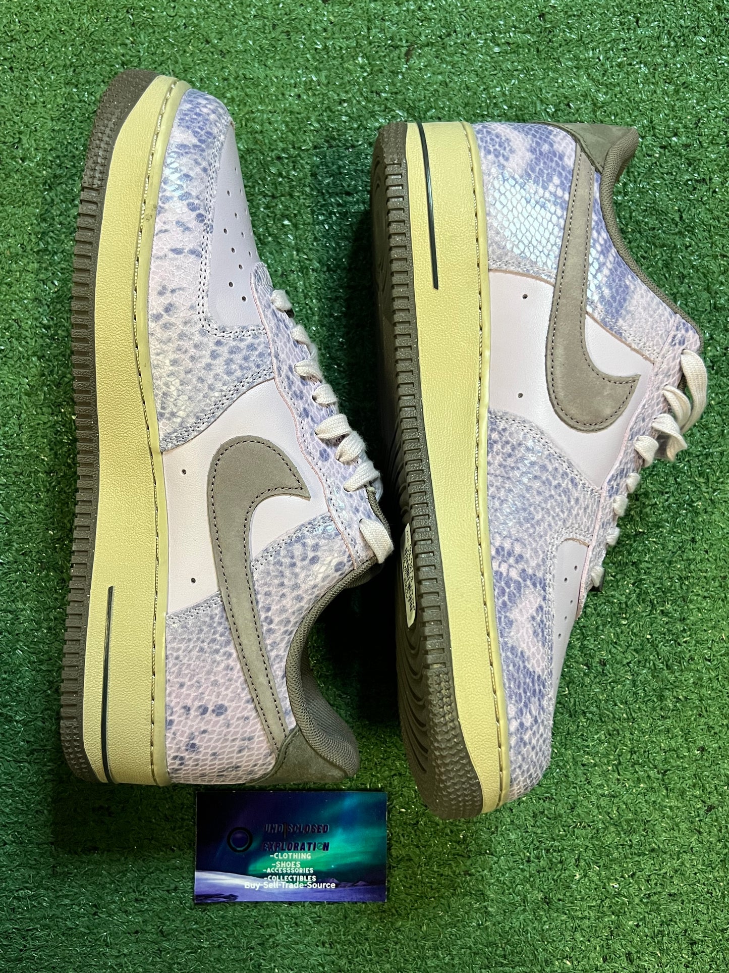 Nike Air Force 1 low purple snakeskin