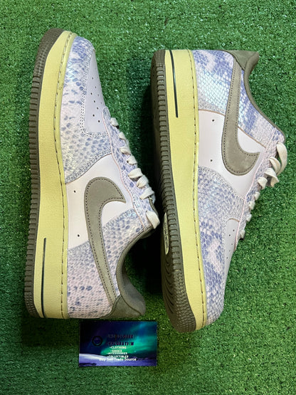 Nike Air Force 1 low purple snakeskin