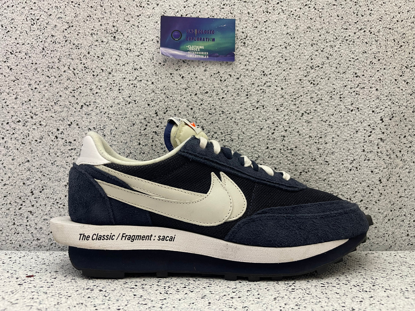 Nike LD Waffle Sacai Fragment Blue Void 10.5 Men/12 Women “Preowned”