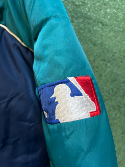 Vintage 1990s Seattle mariners pro player embroidered jacket