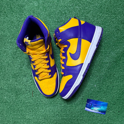 Nike Dunk High Lakers 11 Men “Preowned”