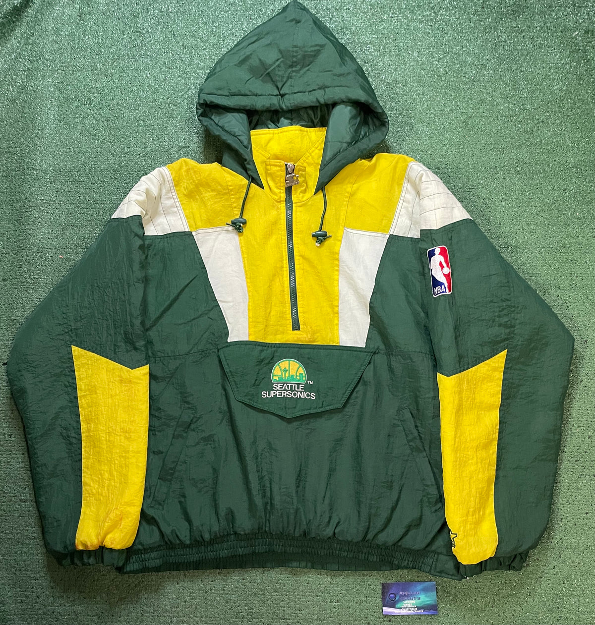 Vintage 1990s Seattle SuperSonics starter jacket