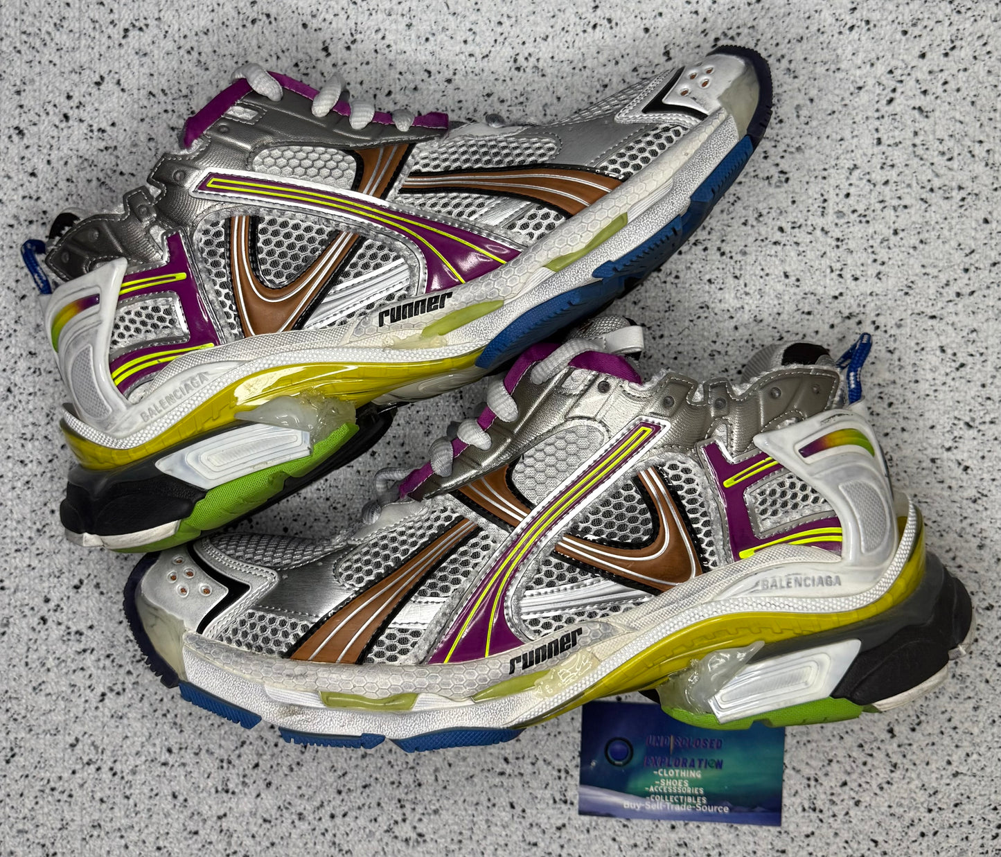 Balenciaga Runner Sneaker Multicolor 10 Men/11.5 Women “Preowned”