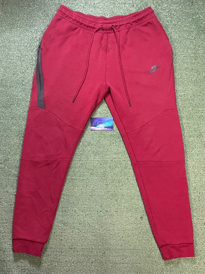 Nike tech fleece red sweatpants
