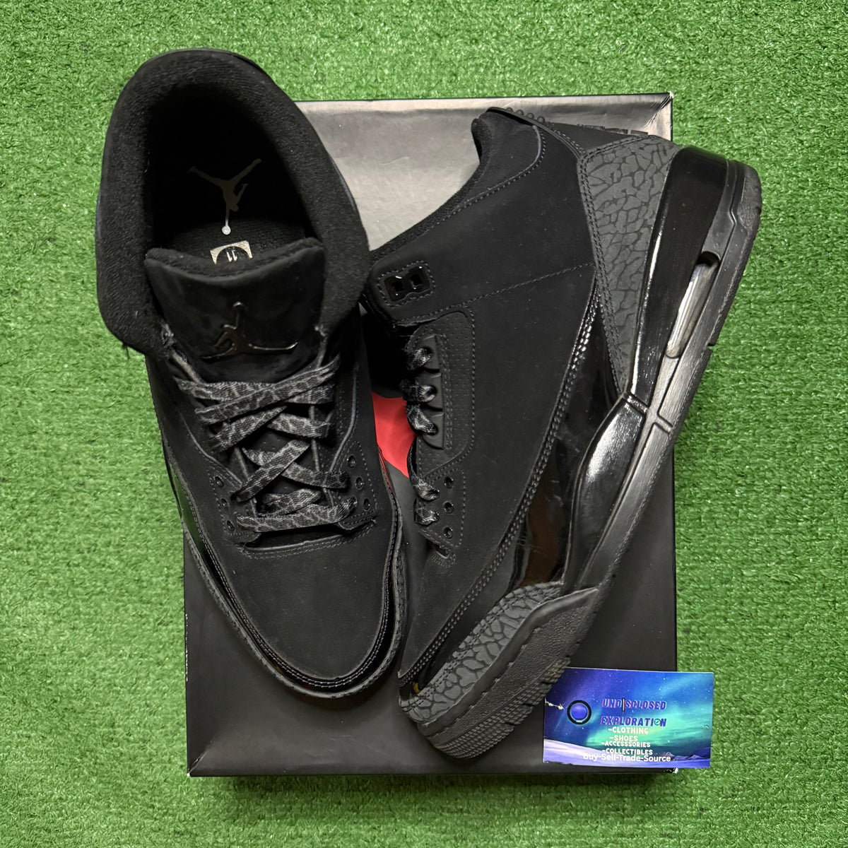 Jordan 3 Black Cat 11 Men “Preowned”