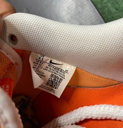 Nike Air Force 1 low orange white size 9.5men/11women