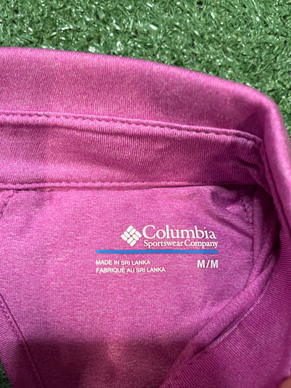 Columbia sunlight peak pink polo