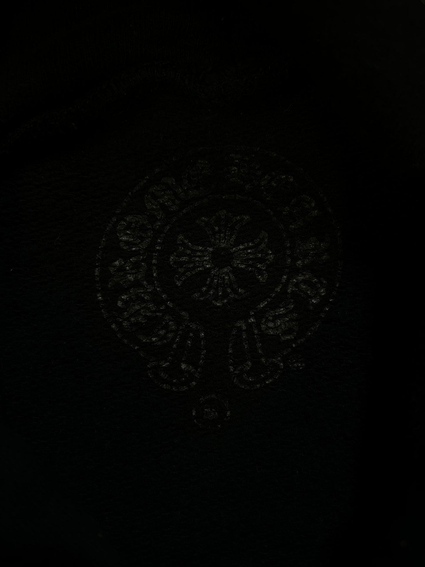 Chrome Hearts horseshoe floral hoodie