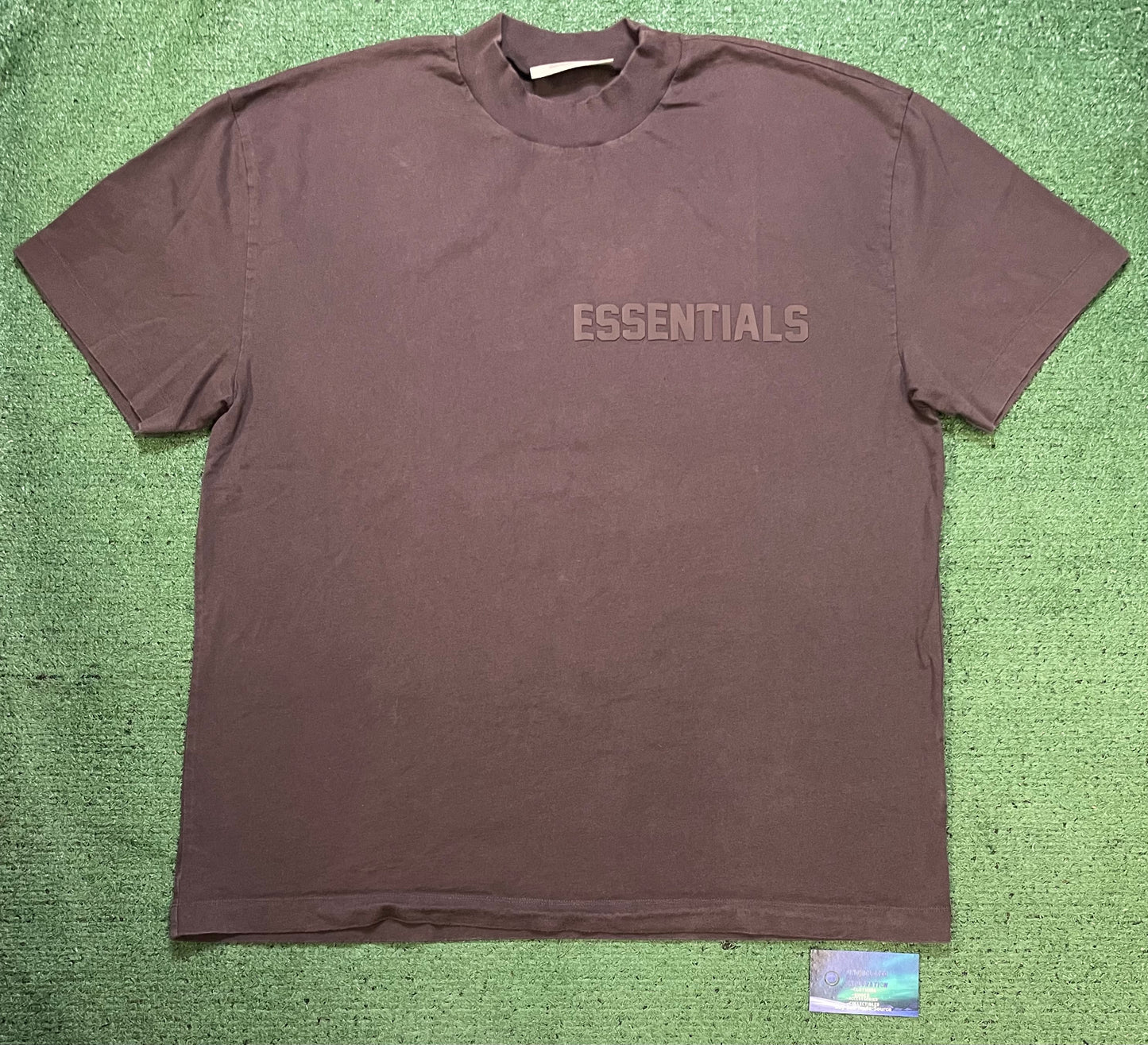 Fear Of God Essentials dark plum tee