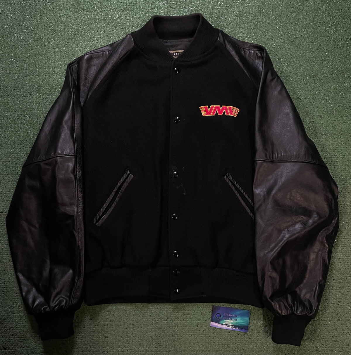 Vintage 1990s VME Vintage Motorcycle enthusiasts suede & leather jacket