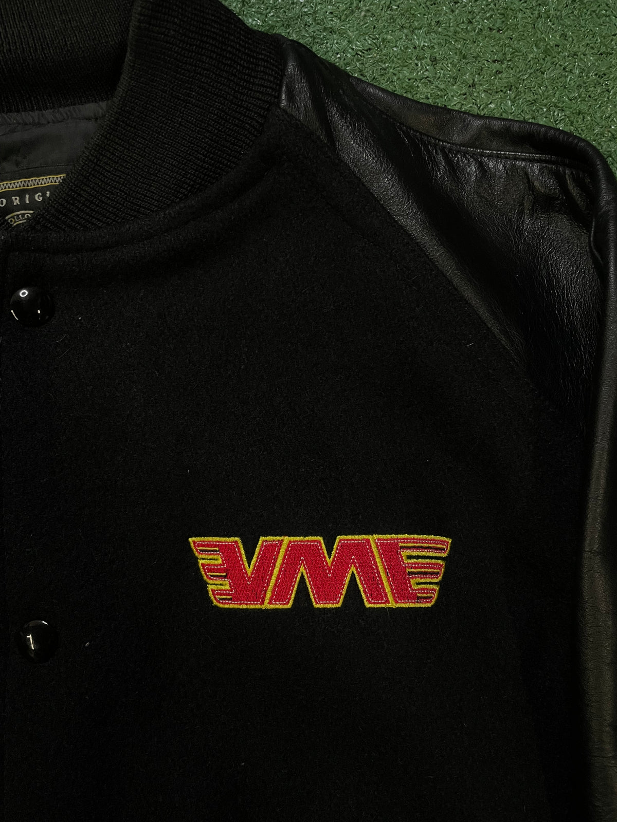 Vintage 1990s VME Vintage Motorcycle enthusiasts suede & leather jacket