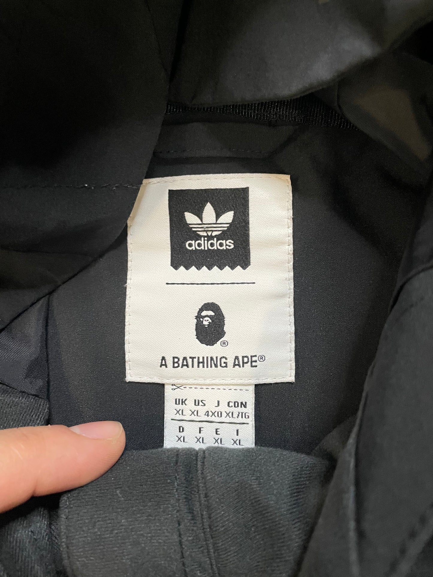 Bape A Bathing Ape X adidas snow jacket