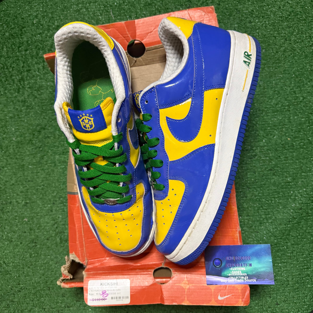 Nike Air Force 1 Low Wolrd Cup Brazil 10 Men “Preowned”