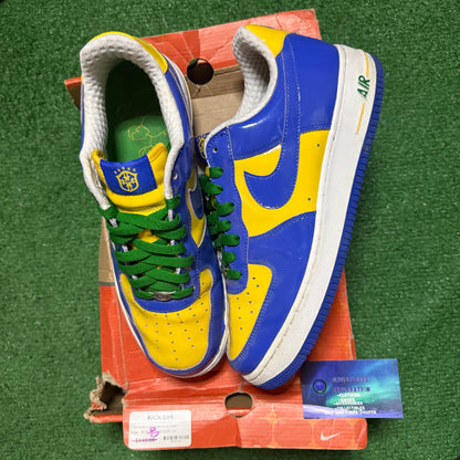 Nike Air Force 1 Low Wolrd Cup Brazil 10 Men “Preowned”