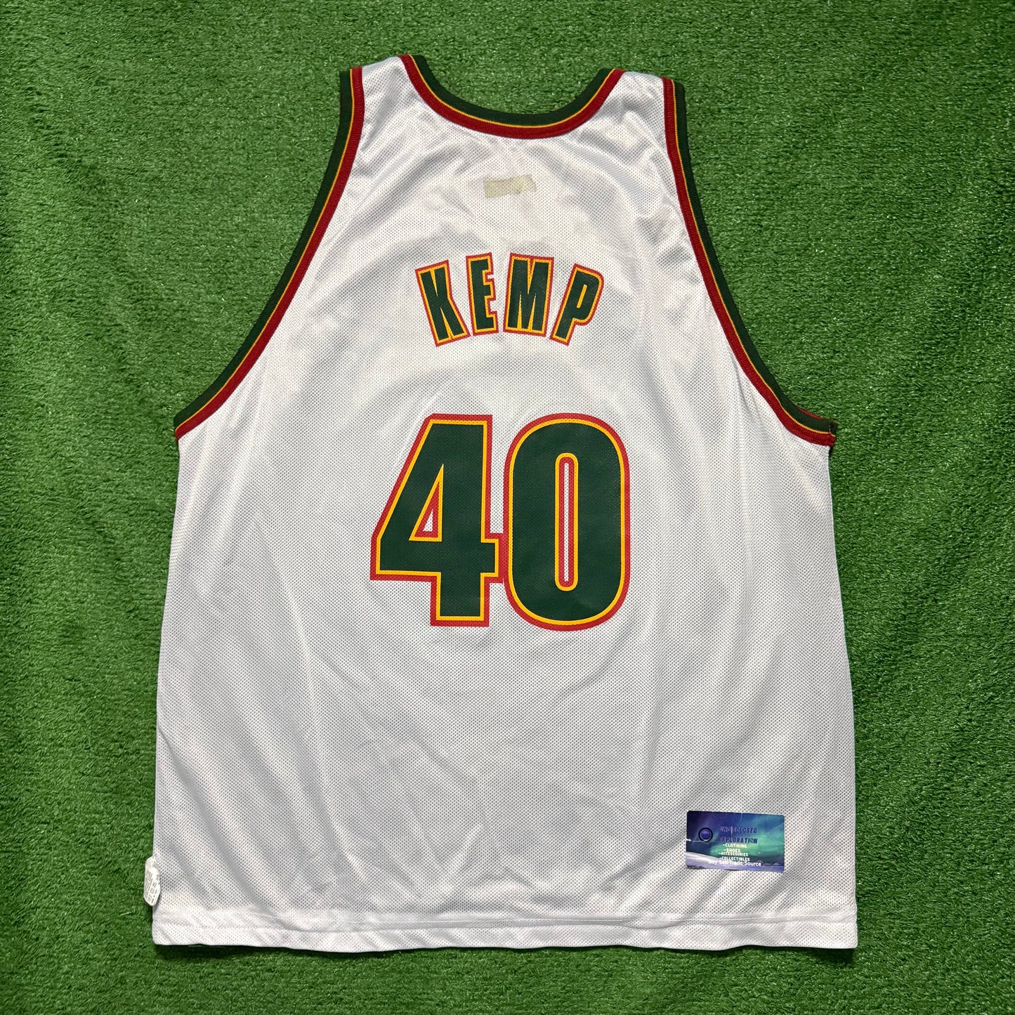 Vintage Seattle SuperSonics Shawn Kemp Reversible Champion Jersey