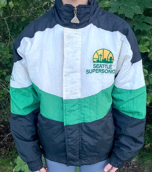 Vintage Seattle supersonics Seattle skyline jacket