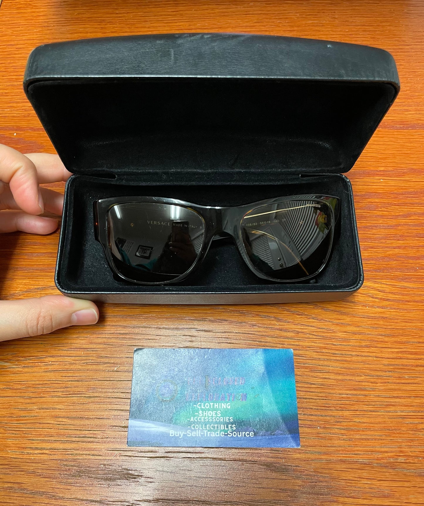 Versace Medusa polarized sunglasses