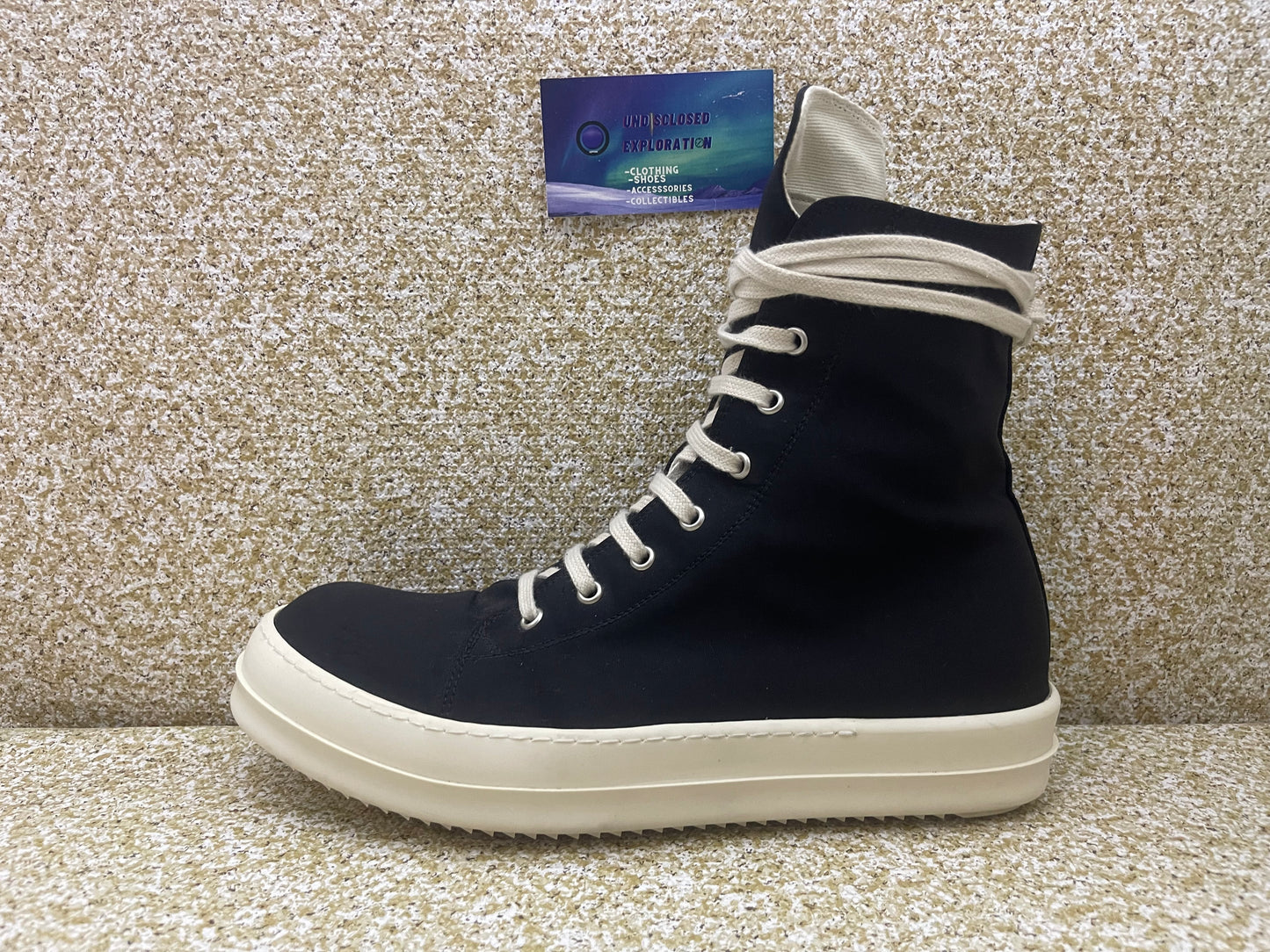 Rick Owens DrkShdw Ramones Vegan  “Preowned” Size 42 EU/9 Men