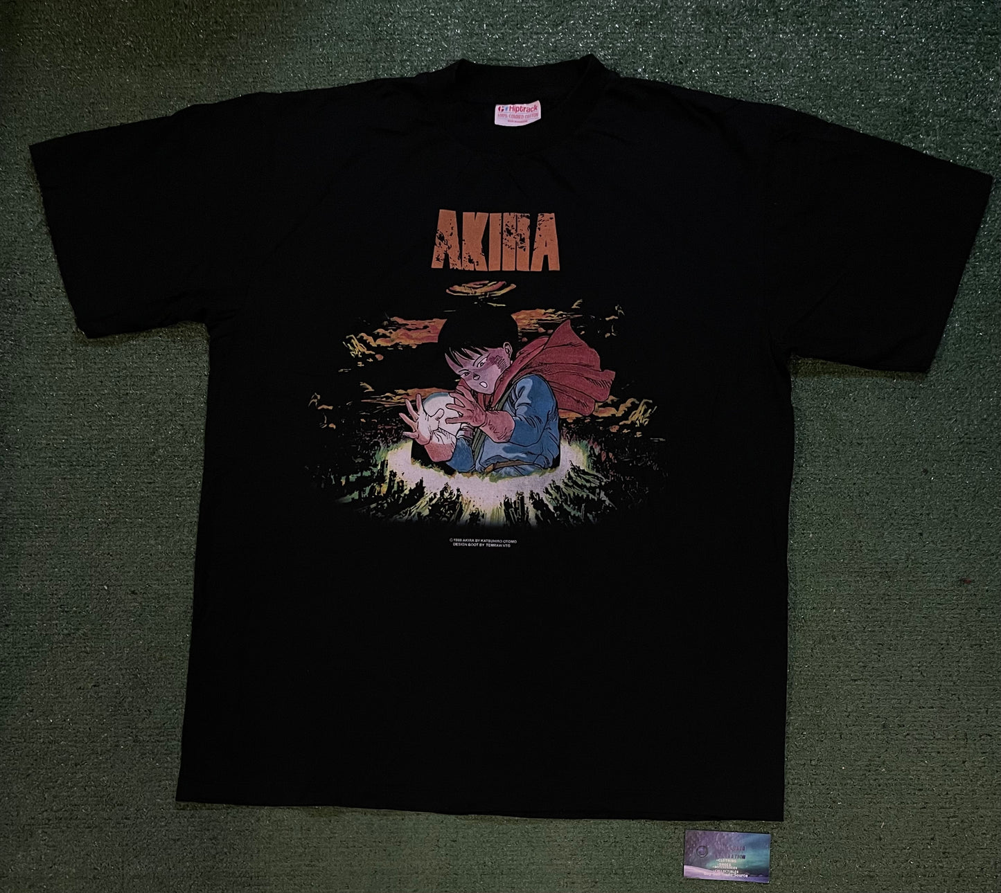 Akira anime temraw.vtg black tee
