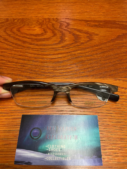 Saki natural horn glasses