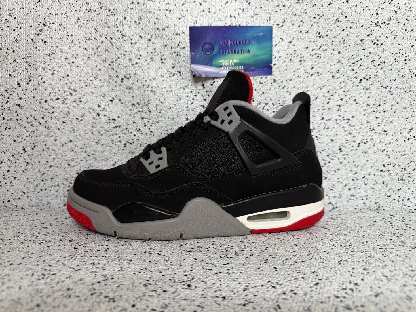 Jordan 4 Bred 2019 4.5 Youth/6 Women “Preowned”