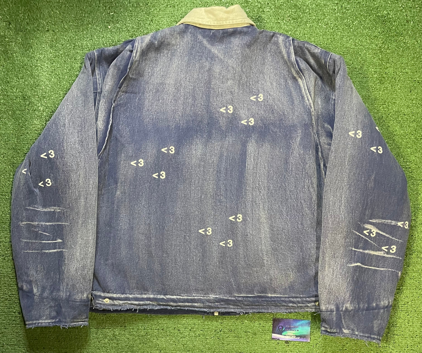 Artificial Fever faded navy New York jacket