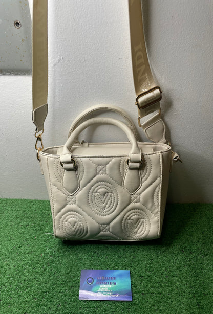 Valentino Orlandi ivory monogram handbag