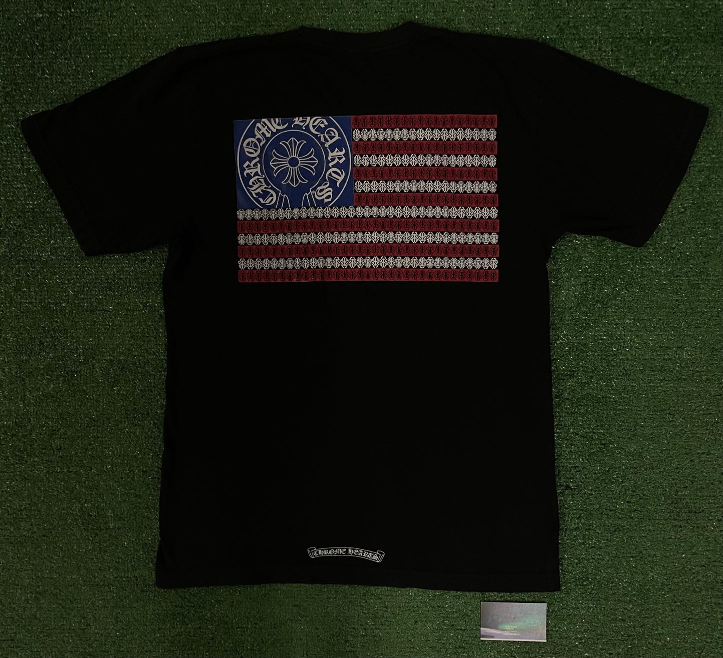 Chrome Hearts American flag tee