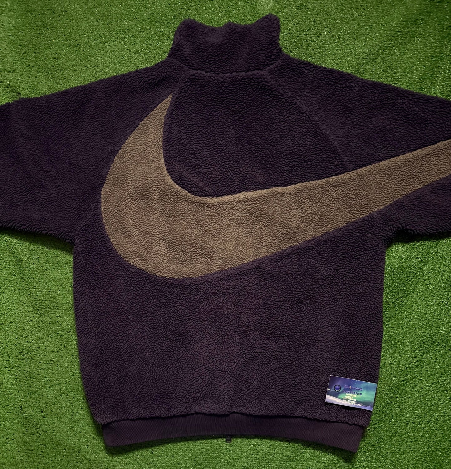 Nike Big Swoosh Reversible Fleece Purple