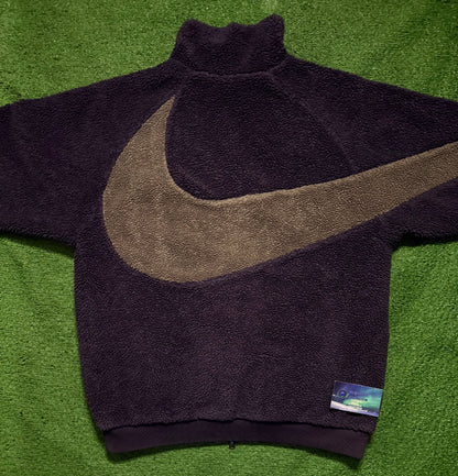 Nike Big Swoosh Reversible Fleece Purple