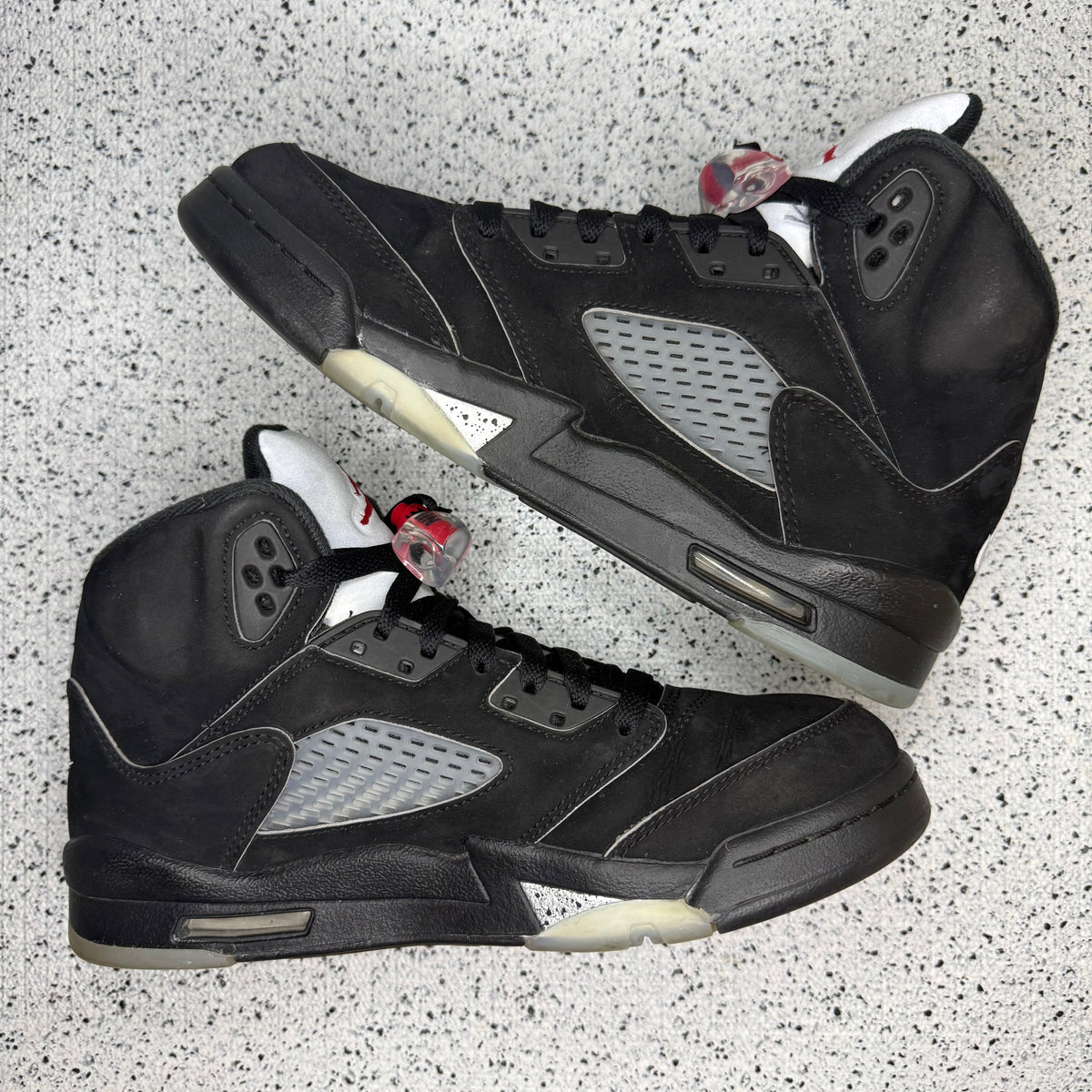 Jordan 5 Black Metallic Reimagined 7 Youth “Preowned”