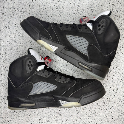 Jordan 5 Black Metallic Reimagined 7 Youth “Preowned”
