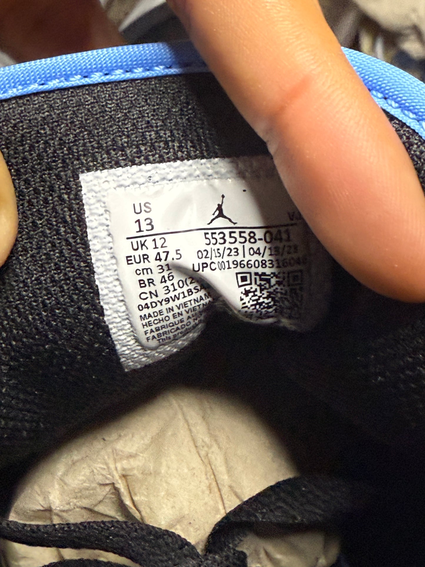 Jordan 1 Low University Blue