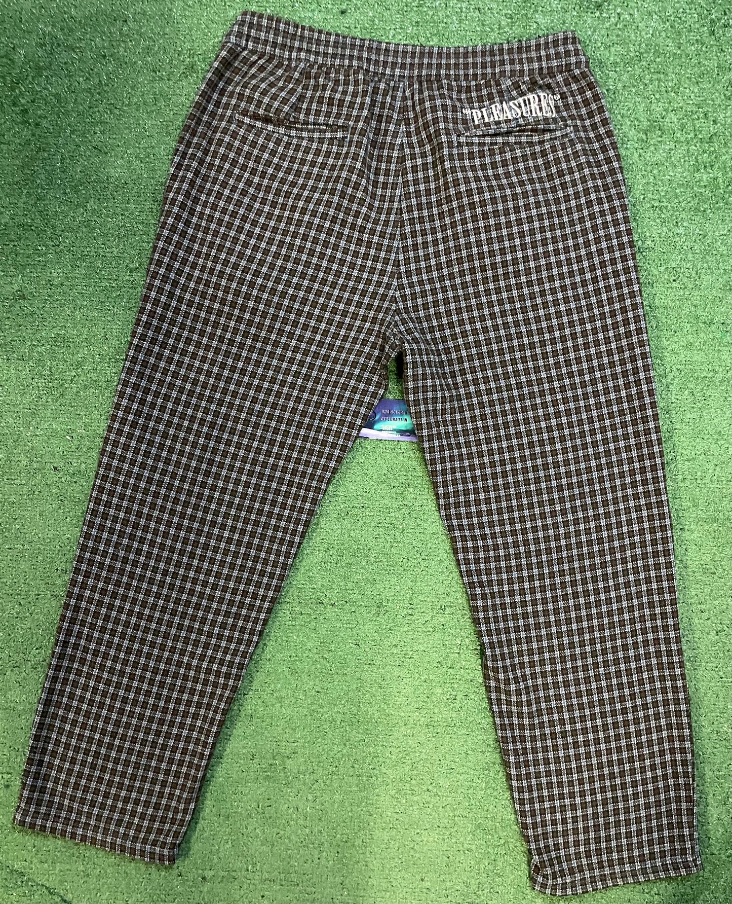 Pleasures plaid check pants