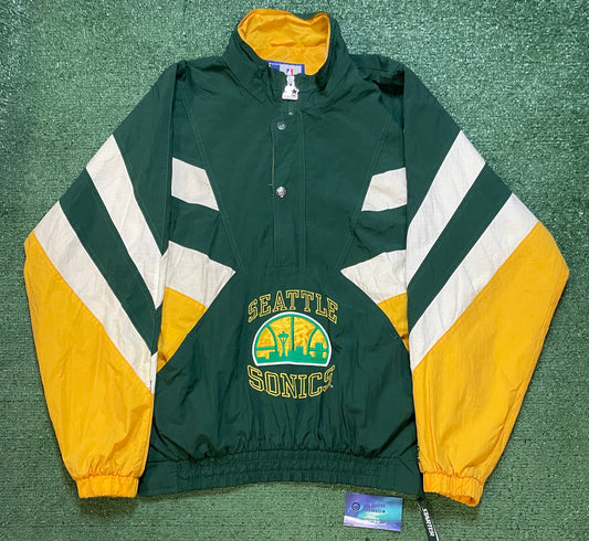 Vintage 1990s Seattle Sonics SuperSonics starter jacket