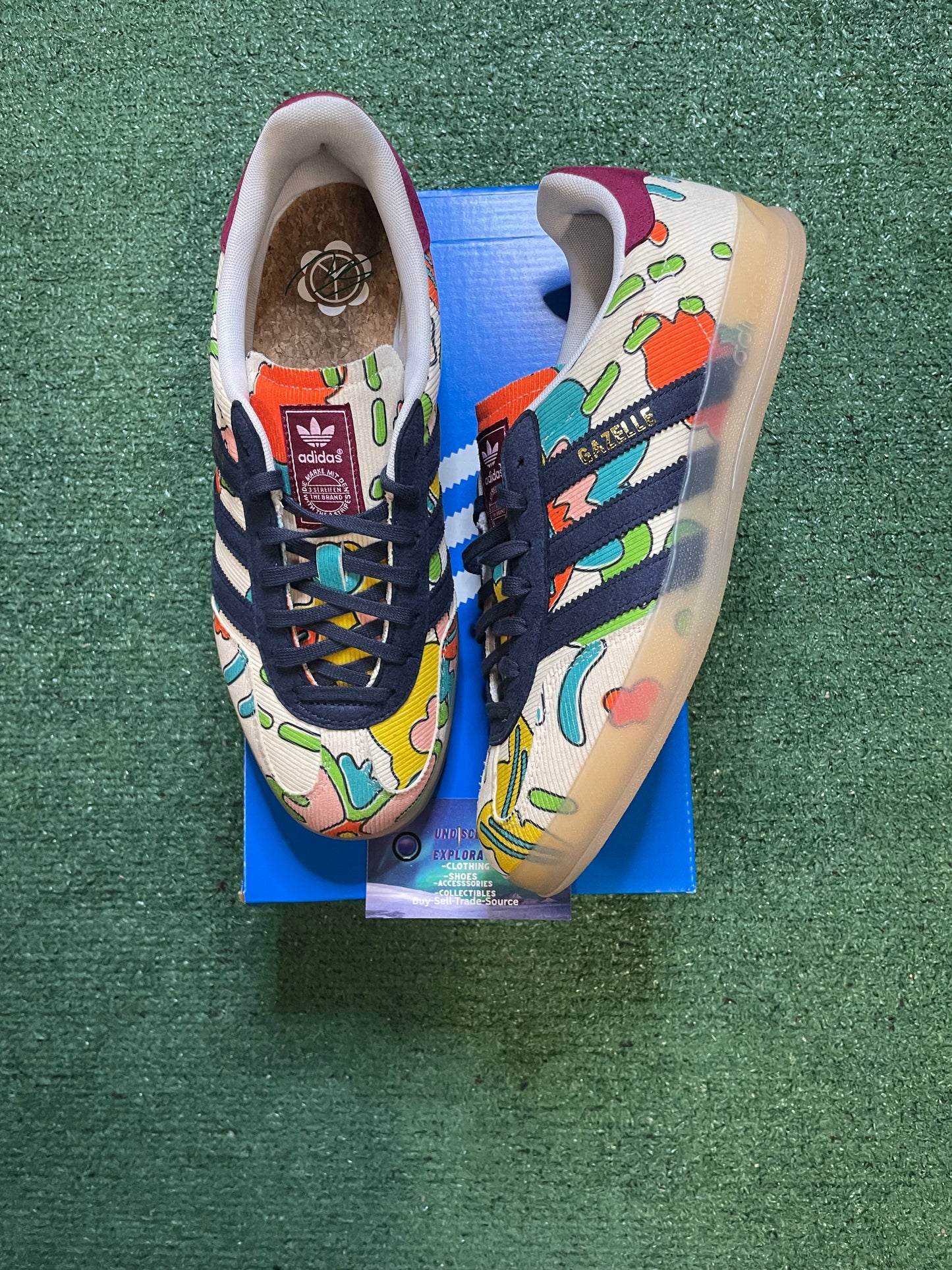 Adidas gazelle indoor Sean wotherspoon kaleidoscope lens