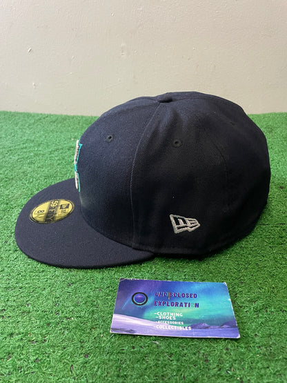 Seattle Mariners navy new era fitted hat