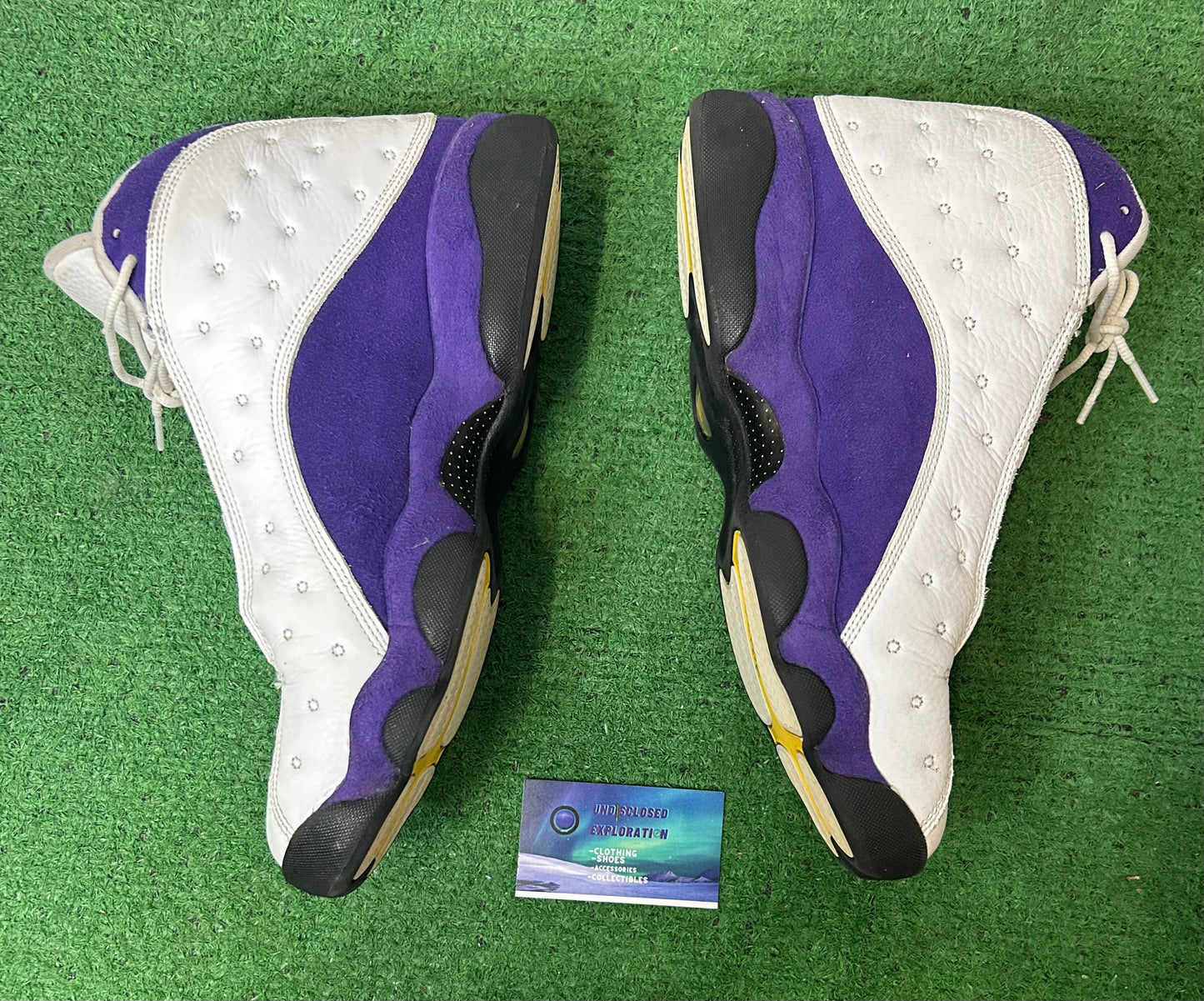 Jordan 13 lakers size 12men/13.5women