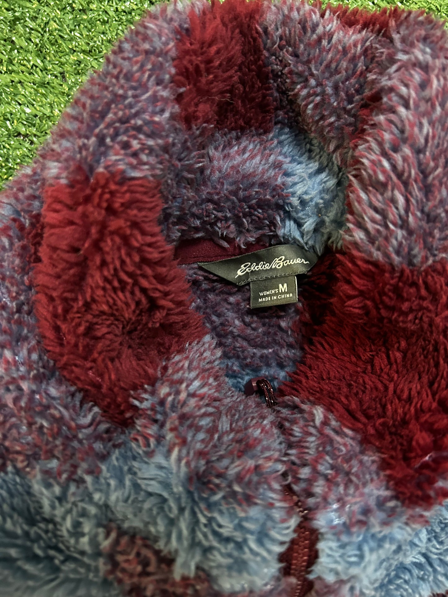 Eddie Bauer plush quarter zip