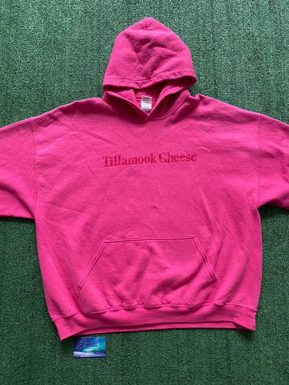 Vintage Tillamook Cheese Pink Hoodie