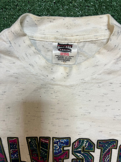 Vintage 1990s Galveston Island grey tee