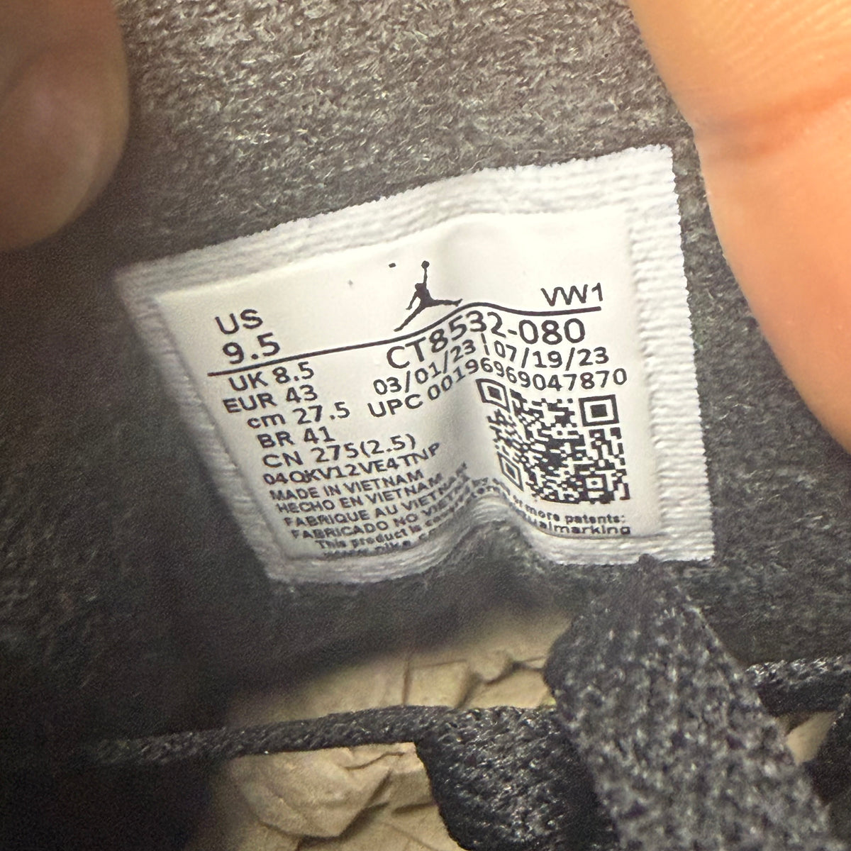 Jordan 3 Fear