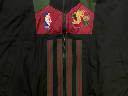 Vintage 1990s Seattle Sonics reversible pro player jacket