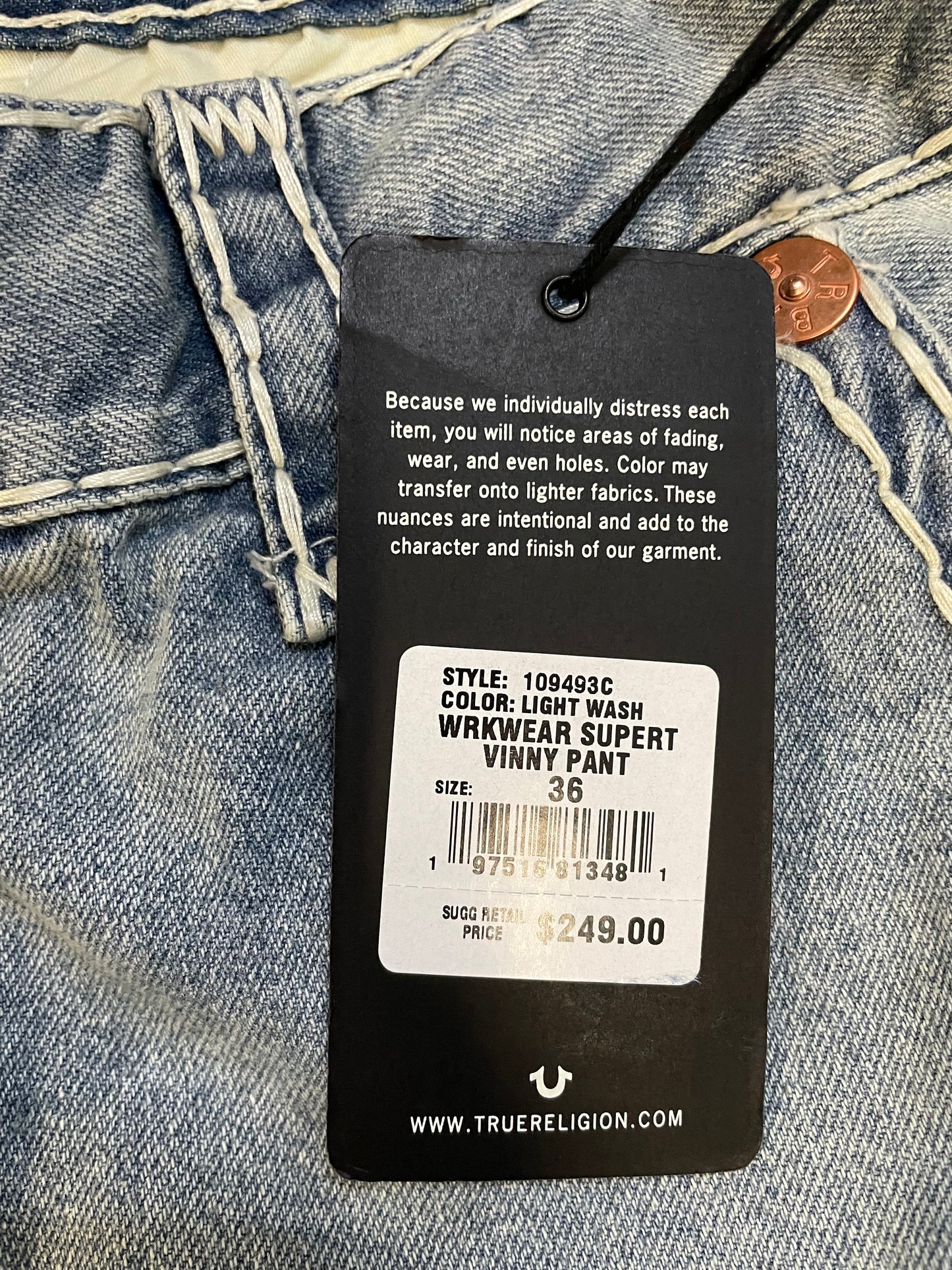 True Religion Vinny workwear jeans