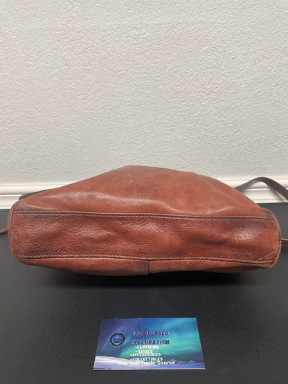 vintage Margot brown leather shoulder bag