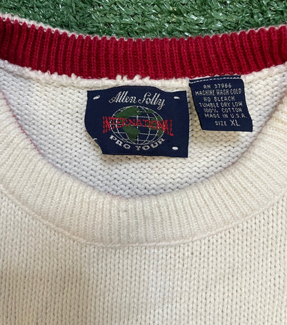 Vintage 1990s International Pro Tour golf embroidered crewneck