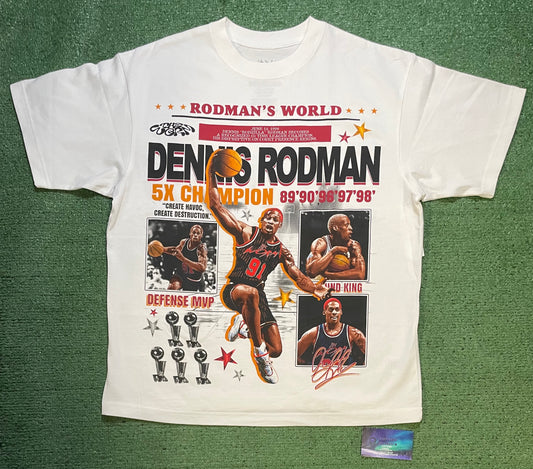 Dennis Rodman 5X Champion tee